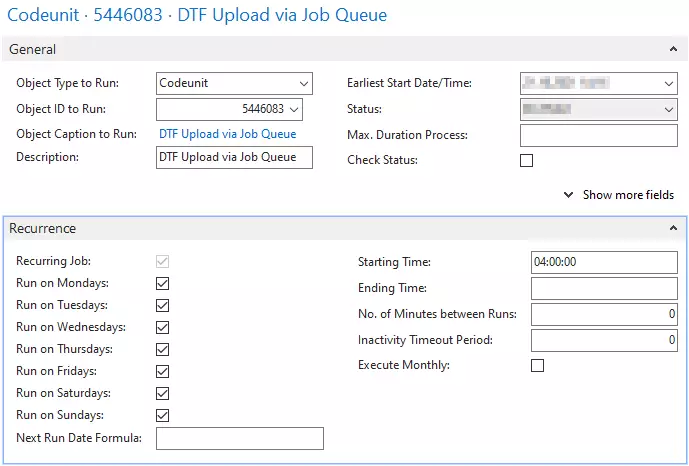 Job Queue Entry Card for DTF Upload